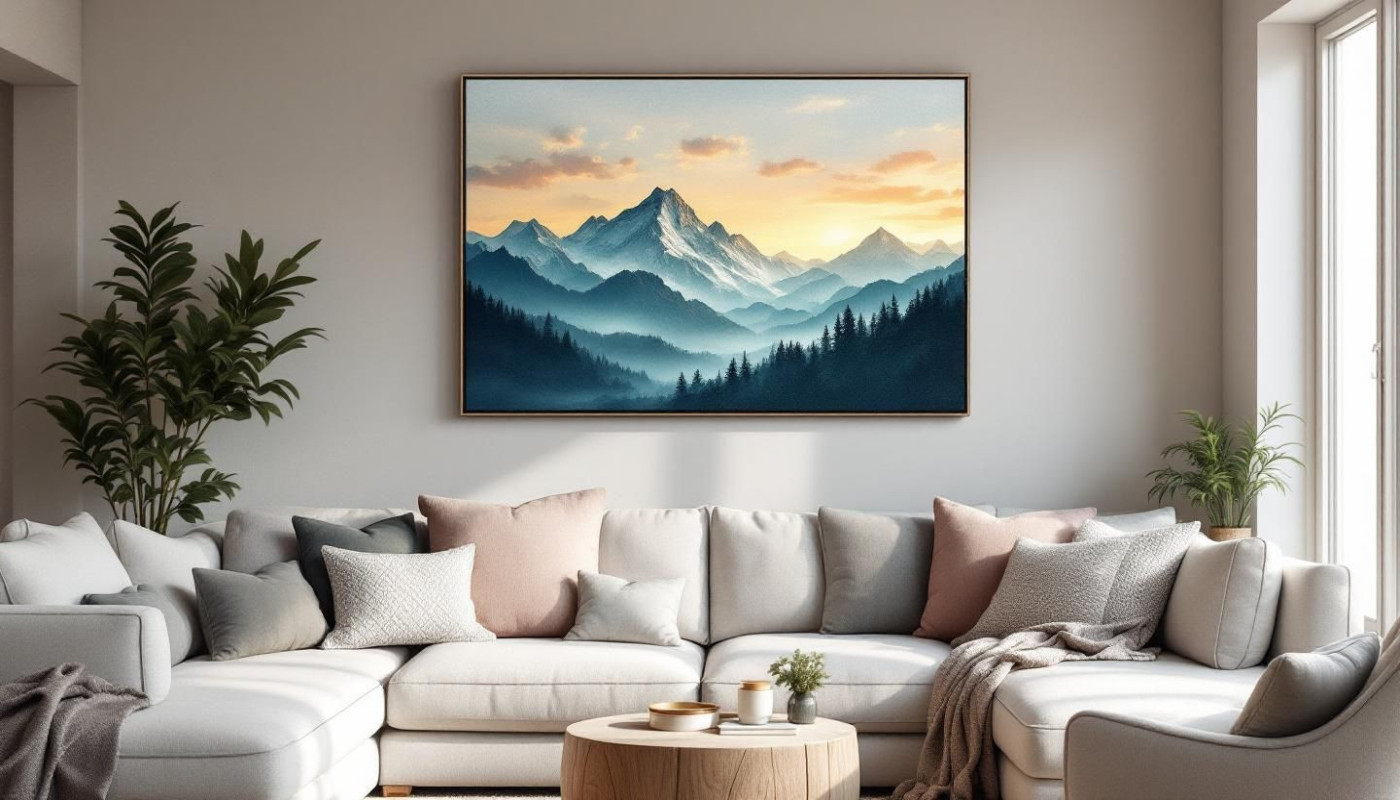 Les bénéfices psychologiques de décorer avec des vues montagneuses