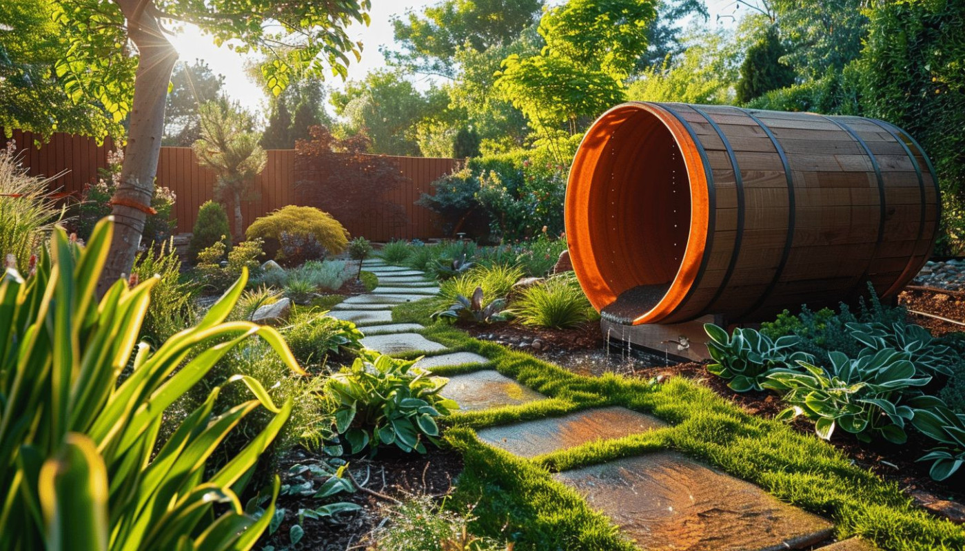 Récupération d'eau de pluie solutions écologiques pour un jardin durable